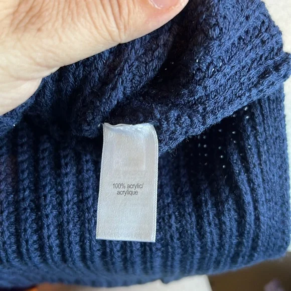 Blue Knit Dress - Picture 6 of 7